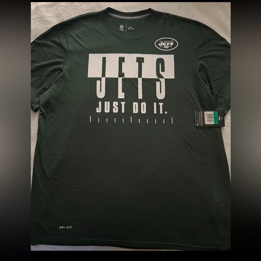 NY JETS Sweater, Large, Pre-Owned with FREE Jets T-Shirt Size XL New With Tags - Picture 12 of 15